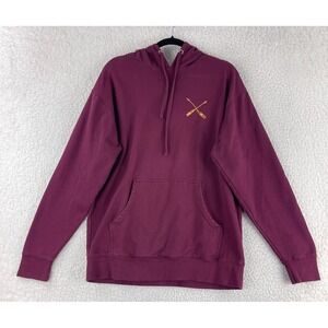 Pendleton Maroon Cross Paddle Hoodie Sweater Mens Pullover Casual Size‎ Large
